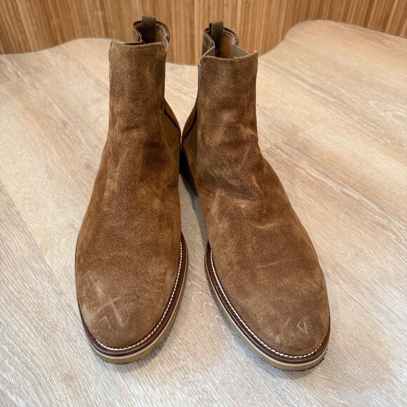 Aldo Men’s Chelsea Boots - Chestnut Brown Leather - Size 13 - Picture 1 of 5